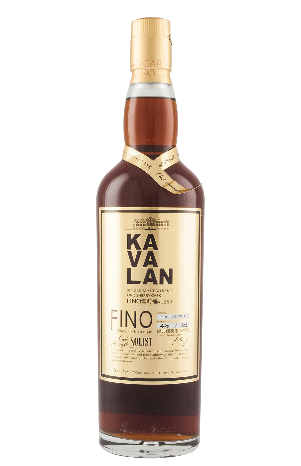 Kavalan Solist Fino Cask 57%