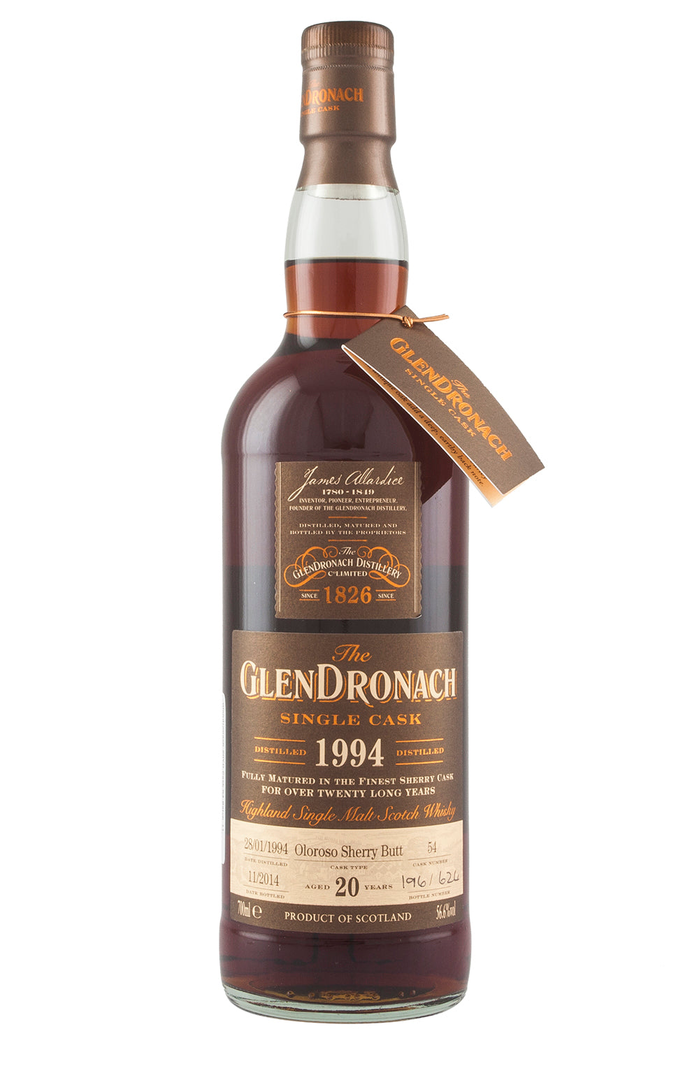 Glendronach 20 Year Old Cask 54 Batch 11 1994