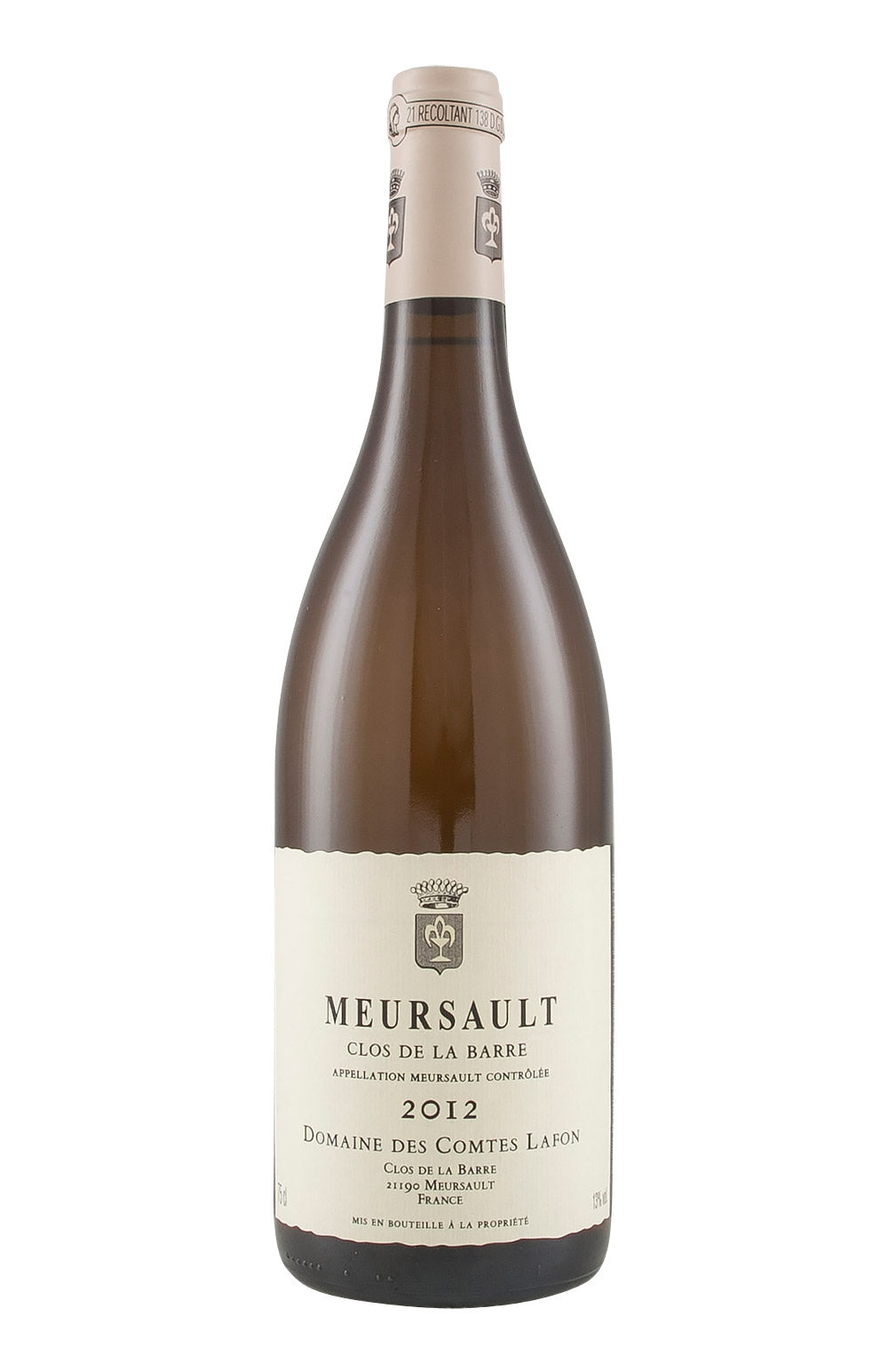 Meursault Clos de la Barre Comtes Lafon 2012