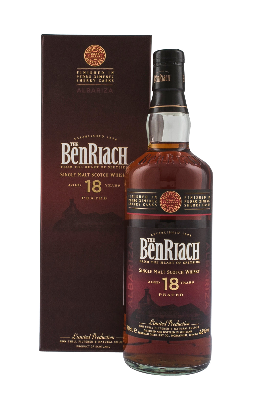 Benriach 18 Year Old Albariza Peated PX Finish