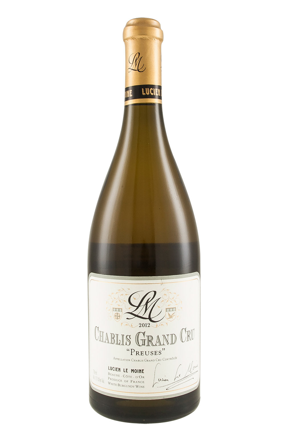 Chablis Preuses Lucien Le Moine 2012