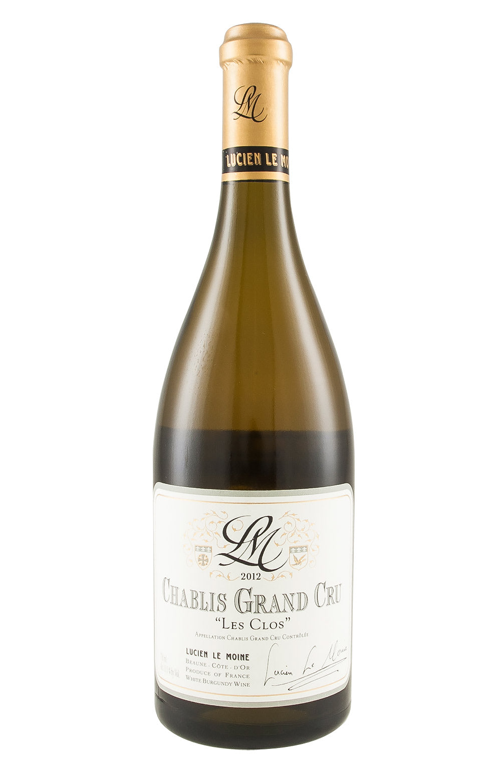 Chablis Les Clos Lucien Le Moine 2012