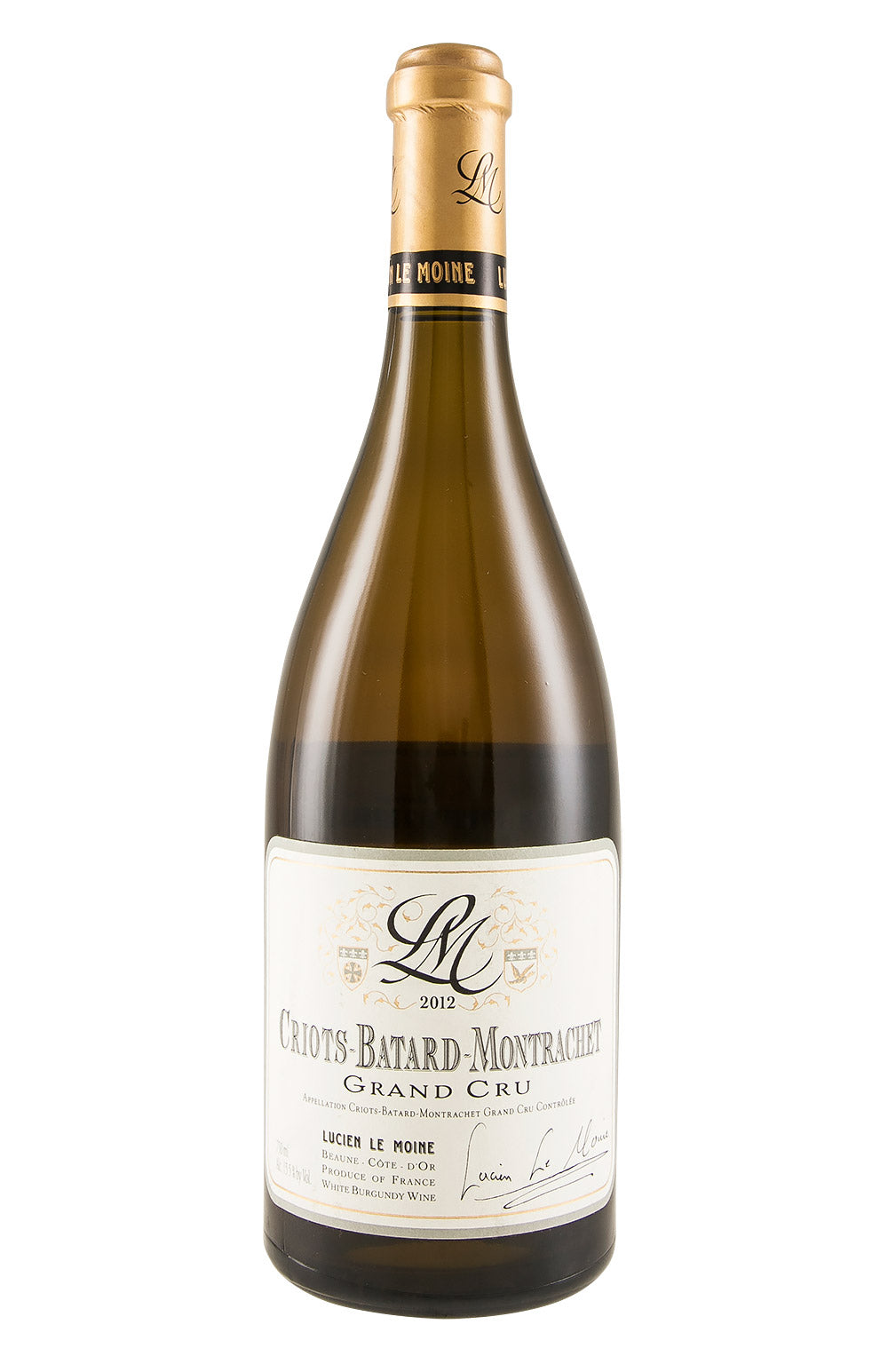 Criots Batard Montrachet Lucien Le Moine 2012