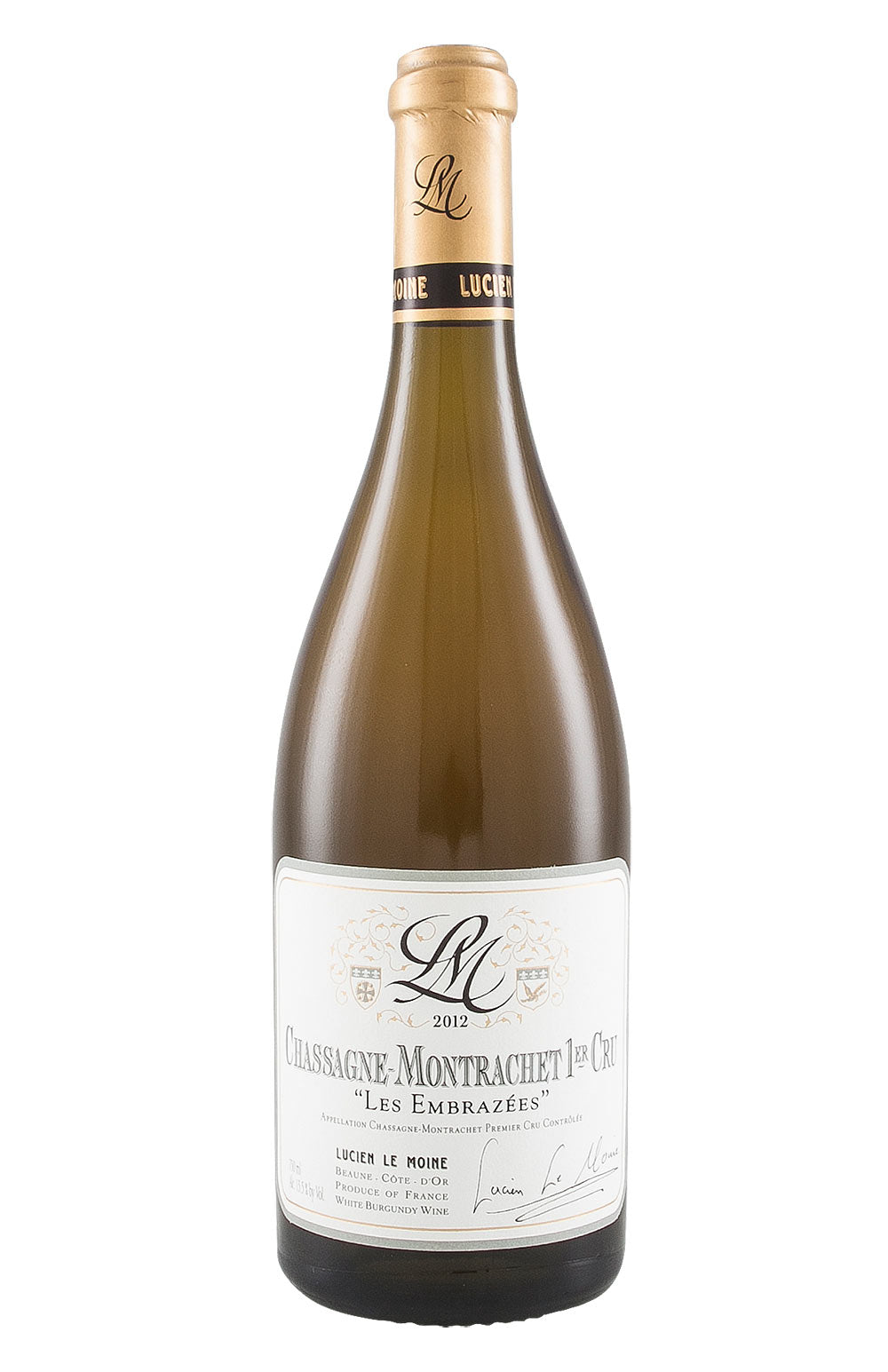 Chassagne Montrachet Les Embrazees Lucien Le Moine 2012