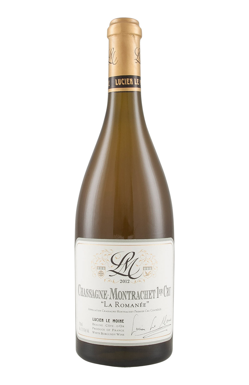 Chassagne Montrachet Romanee Lucien Le Moine 2012