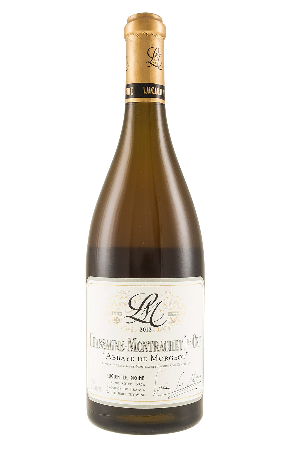 Chassagne Montrachet Abbaye de Morgeot Lucien Le Moine 2012