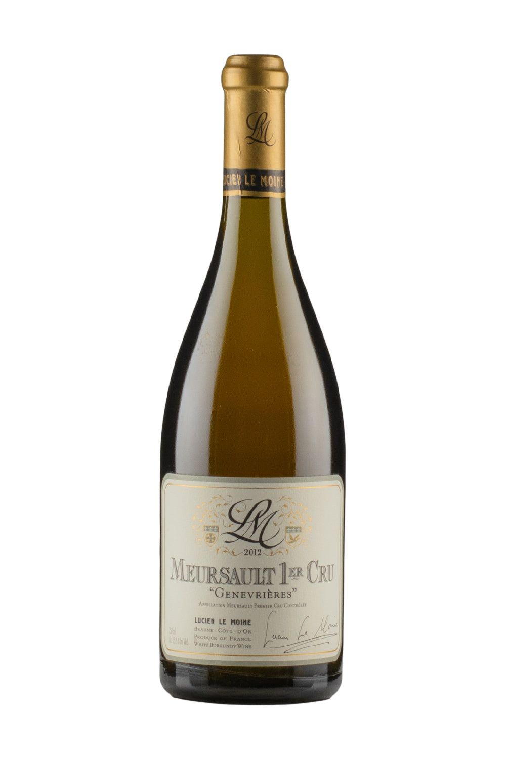 Meursault Genevrieres Lucien Le Moine 2012