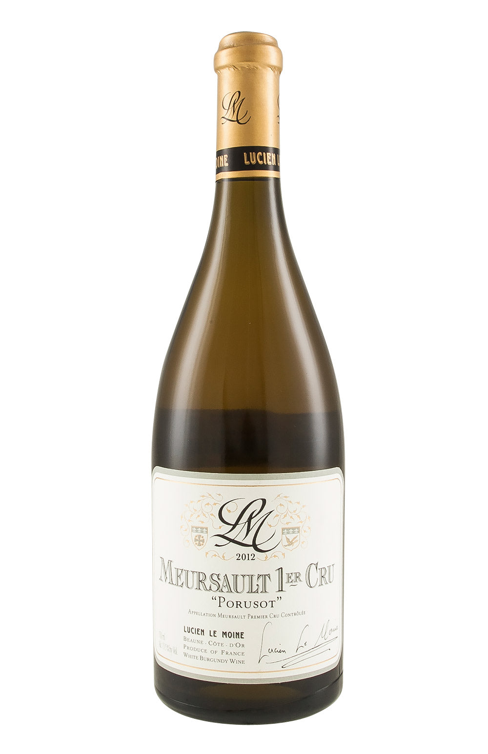 Meursault Le Porusot Lucien Le Moine 2012