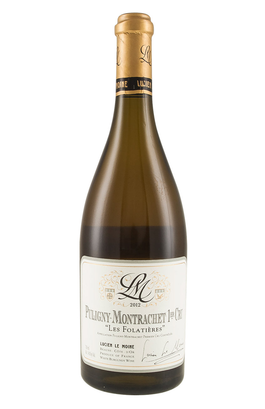 Puligny Montrachet Les Folatieres Lucien Le Moine 2012