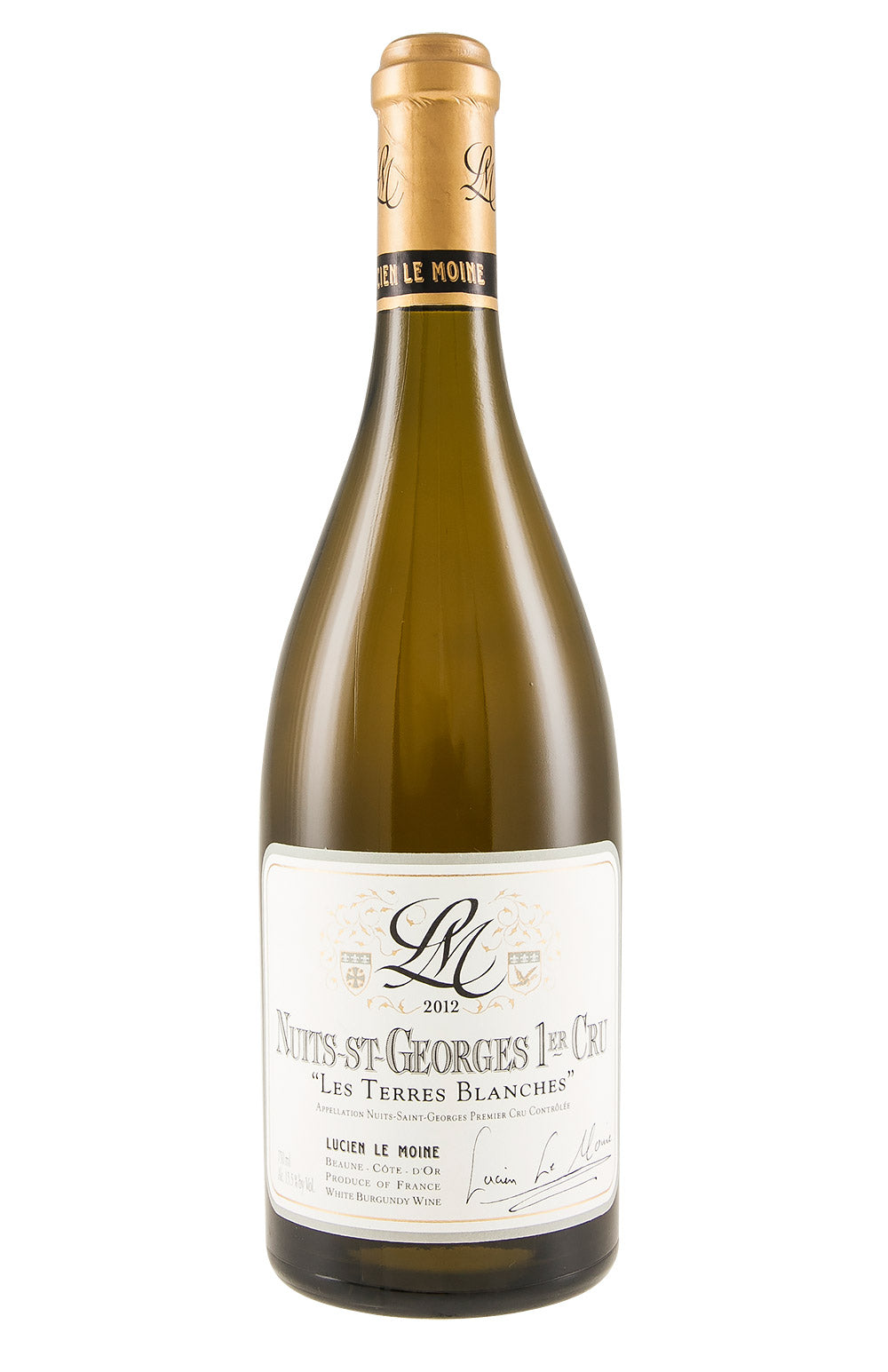 Nuits St Georges Terres Blanches Lucien Le Moine 2012