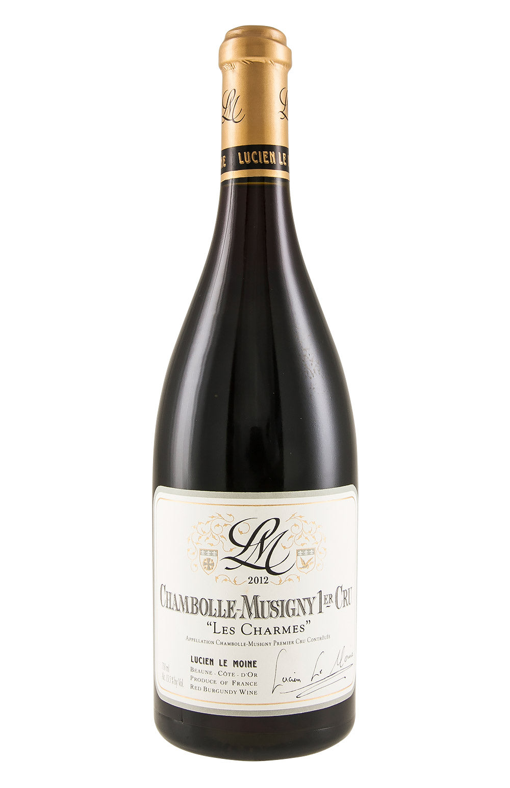 Chambolle Musigny Charmes Lucien Le Moine 2012