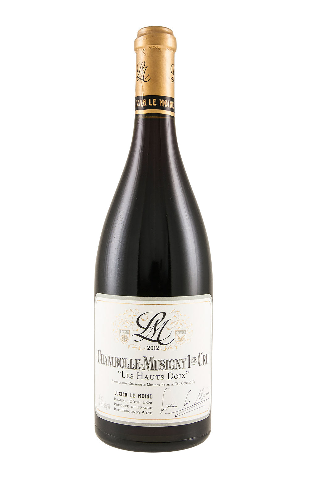 Chambolle Musigny Les Hauts Doix Lucien Le Moine 2012