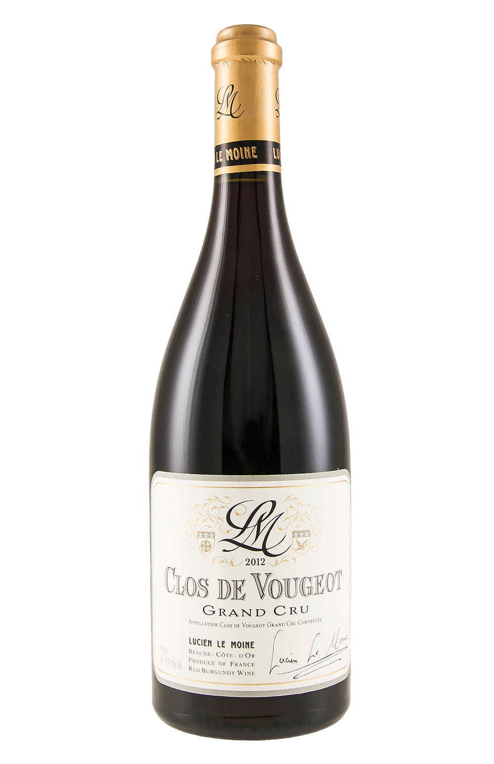 Clos de Vougeot Lucien Le Moine 2012