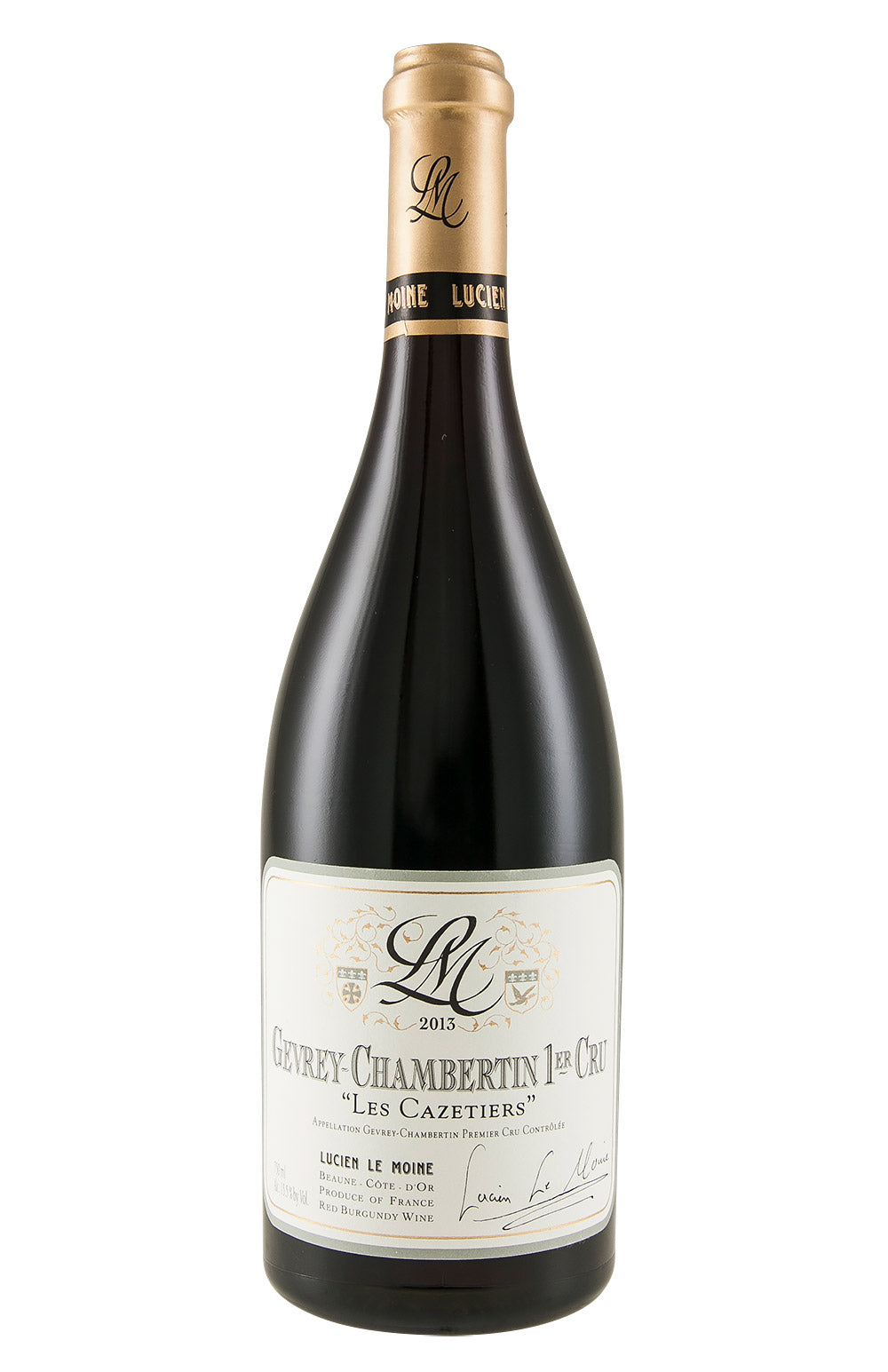 Gevrey Chambertin Les Cazetiers Lucien Le Moine 2013