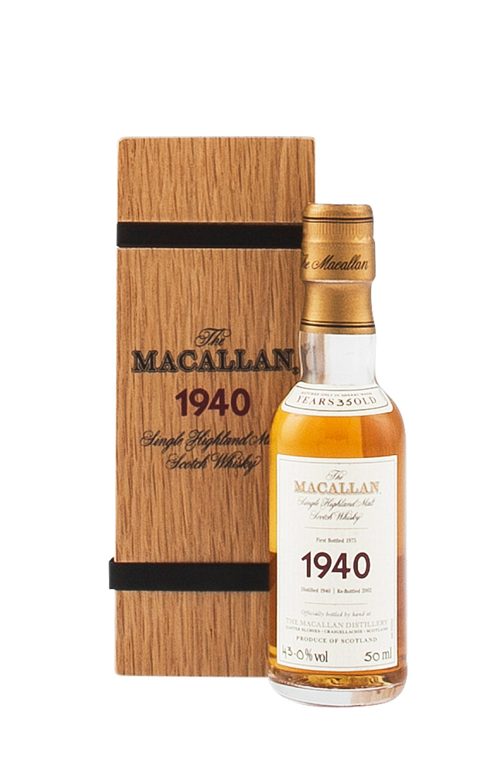 Macallan Fine and Rare Miniature 1940