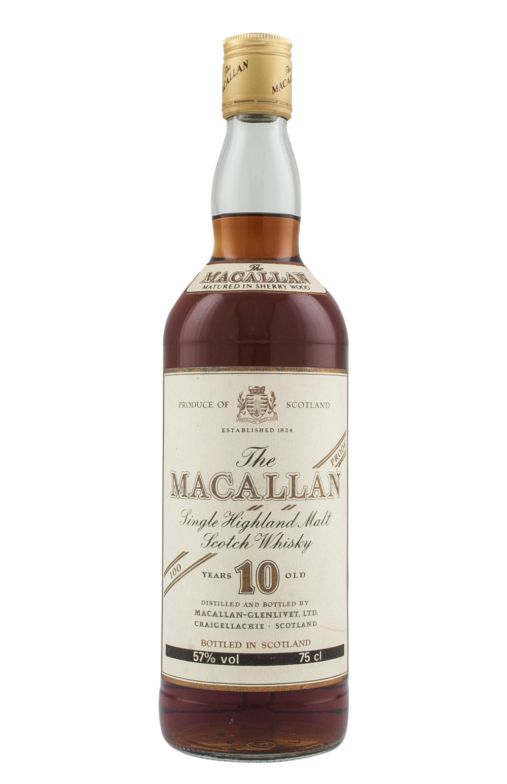 Macallan 10 Year Old 100 Proof c. 1980s