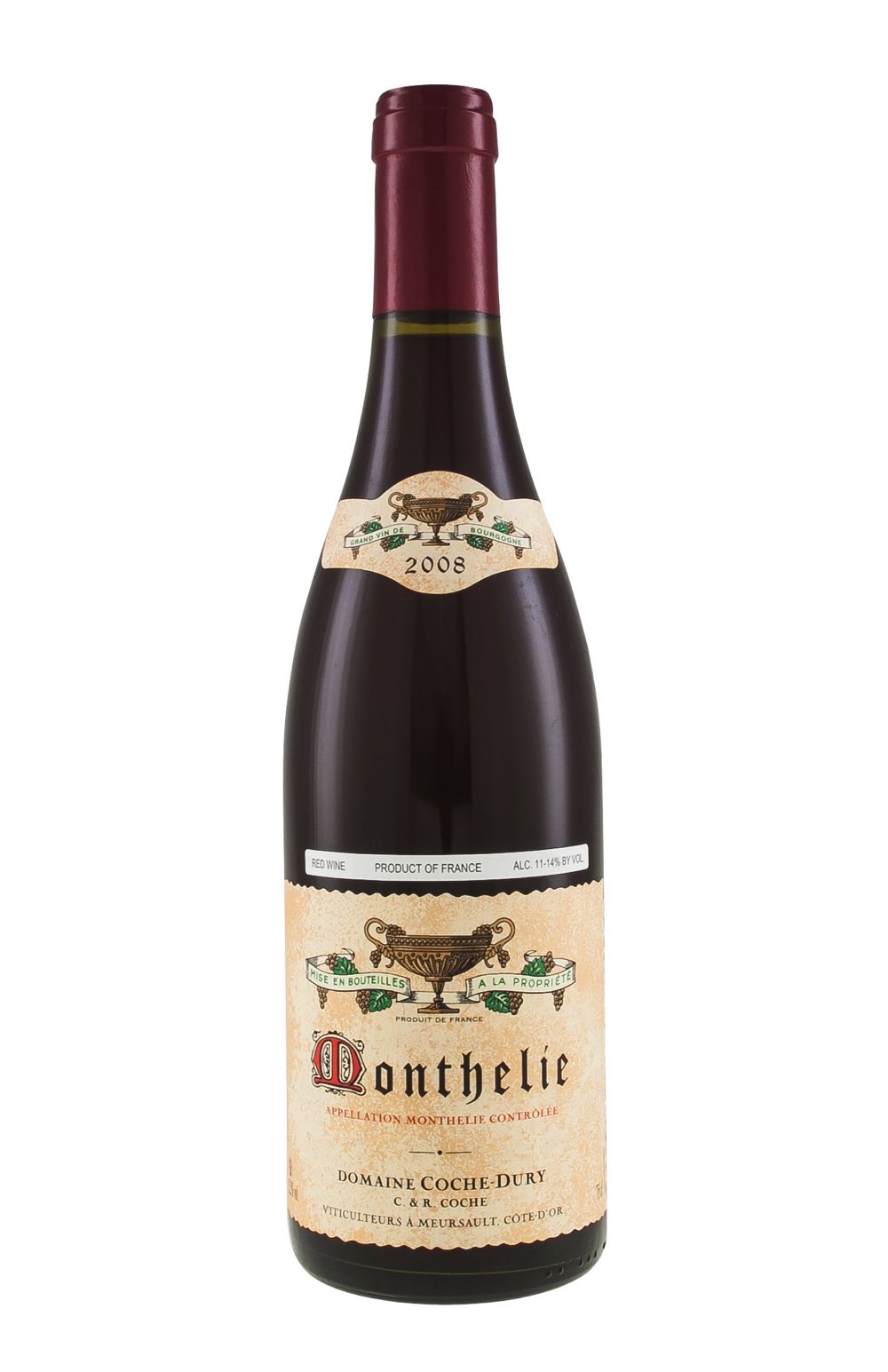 Monthelie Rouge Coche Dury 2008
