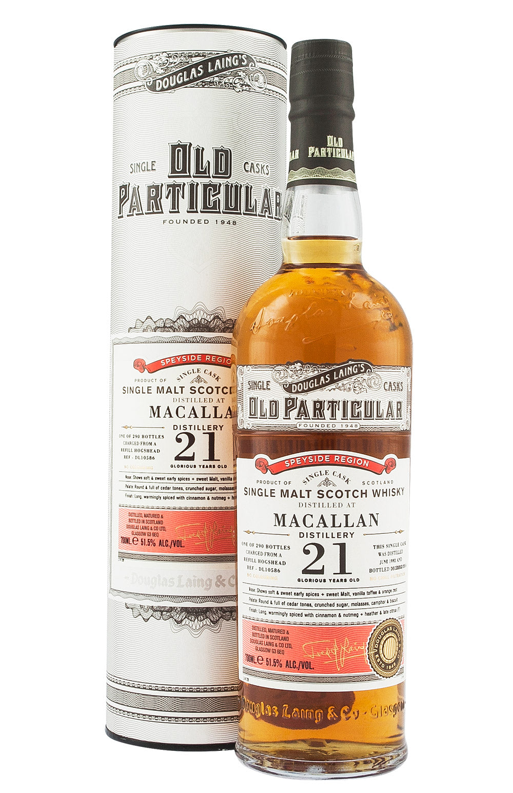 Macallan 21 Year Old Old Particular 1993