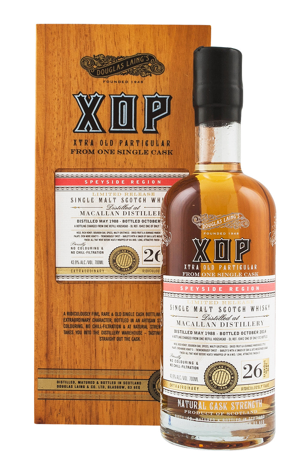 Macallan 26 Year Old Xtra Old Particular 1988
