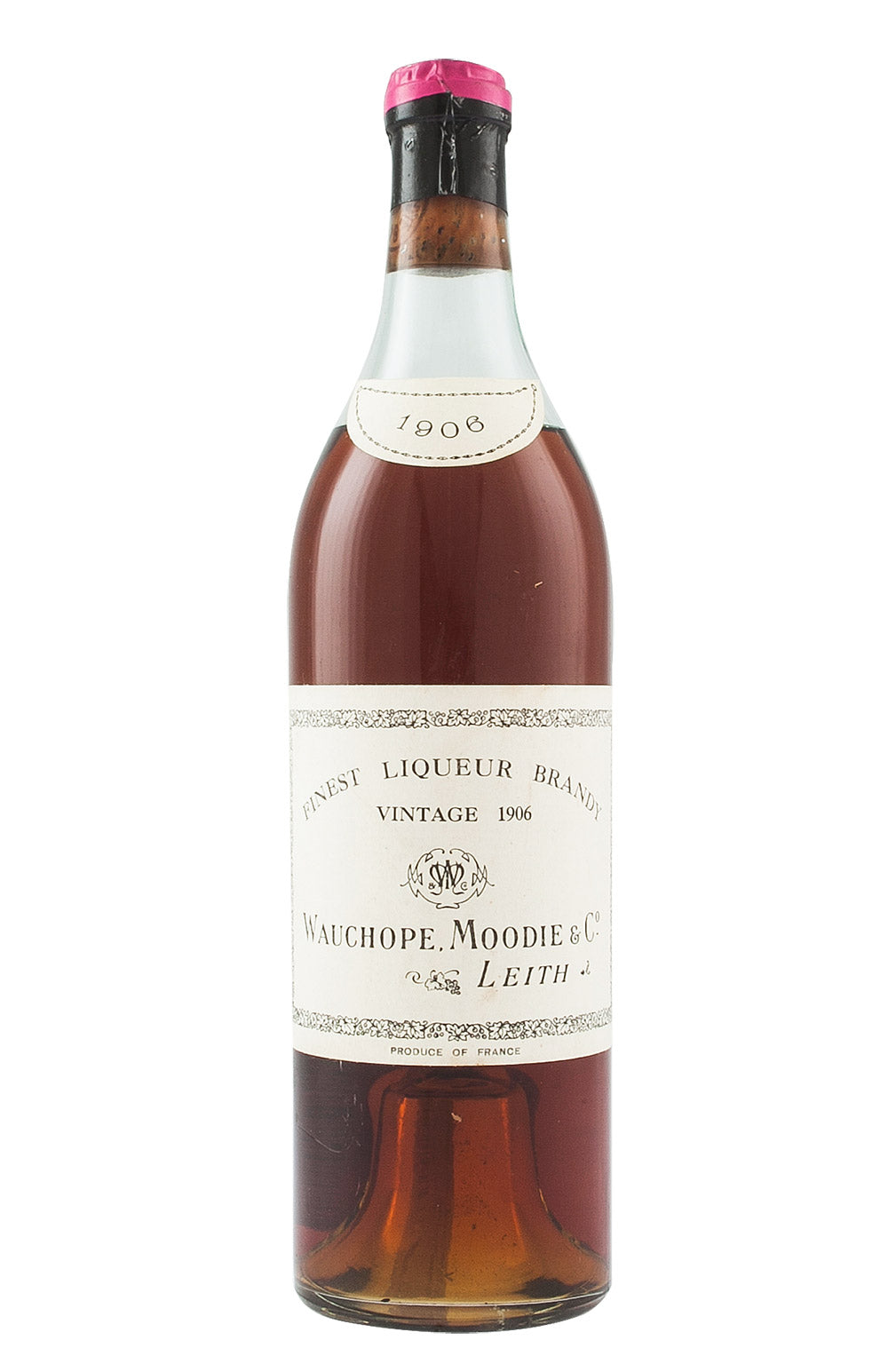 Finest Liqueur Cognac Wauchope and Moodie 1906