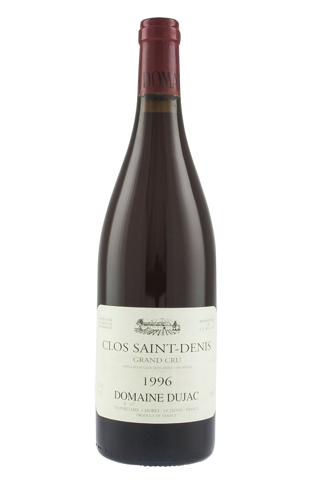 Clos St Denis Domaine Dujac 1996