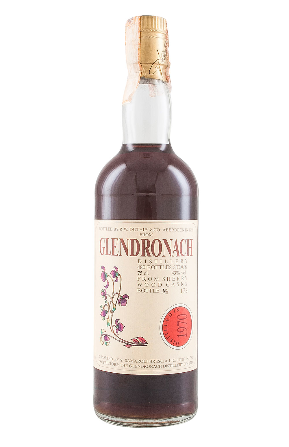 Glendronach Samaroli Red Dot 1970