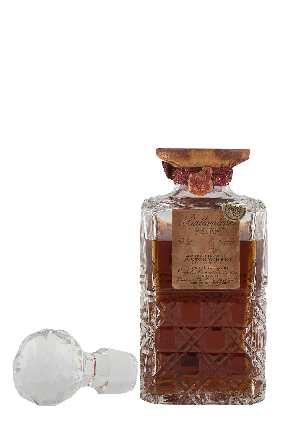 Ballantine`s 30 Year Old Decanter USA Import