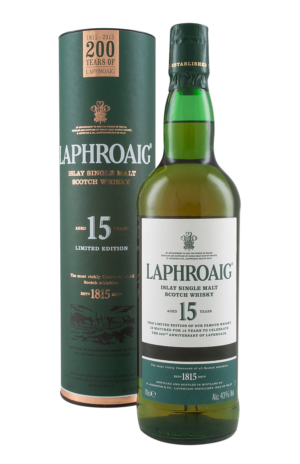 Laphroaig 15 Year Old 200th Anniversary Edition