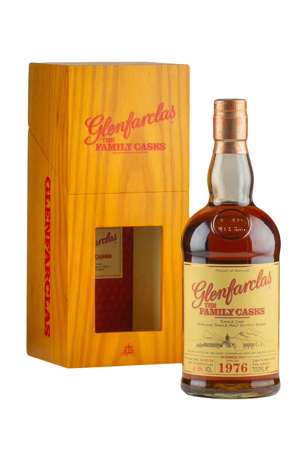 Glenfarclas 38 Year Old Family Cask 3105 1976
