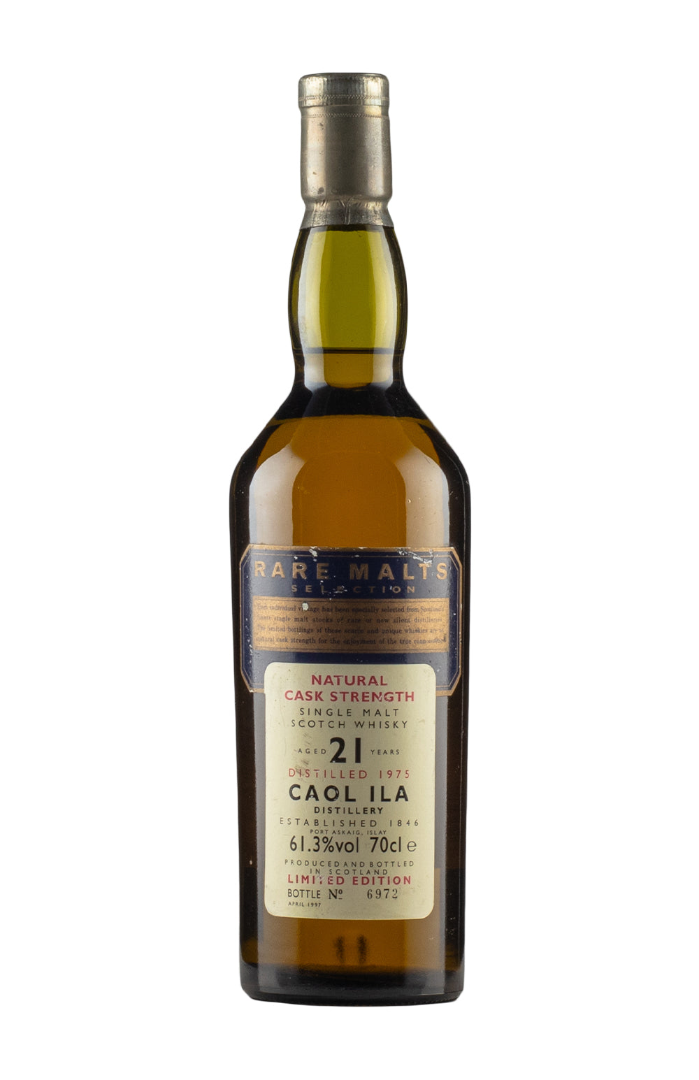 Caol Ila 21 Year Old Rare Malts 1975