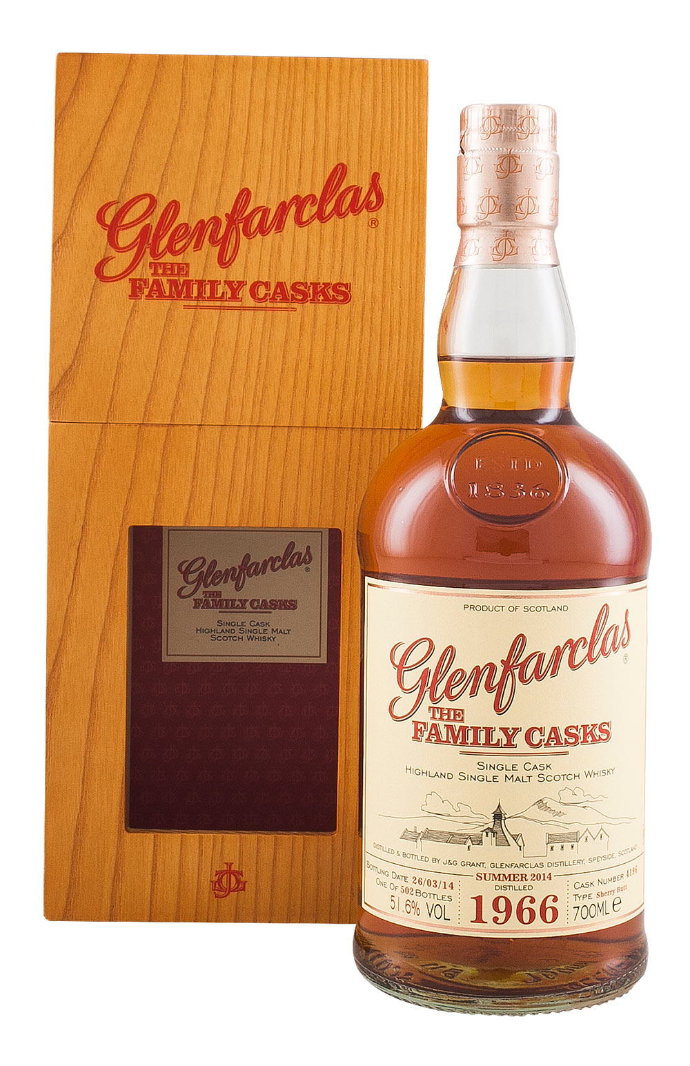 Glenfarclas Family Cask 4196 S14 1966