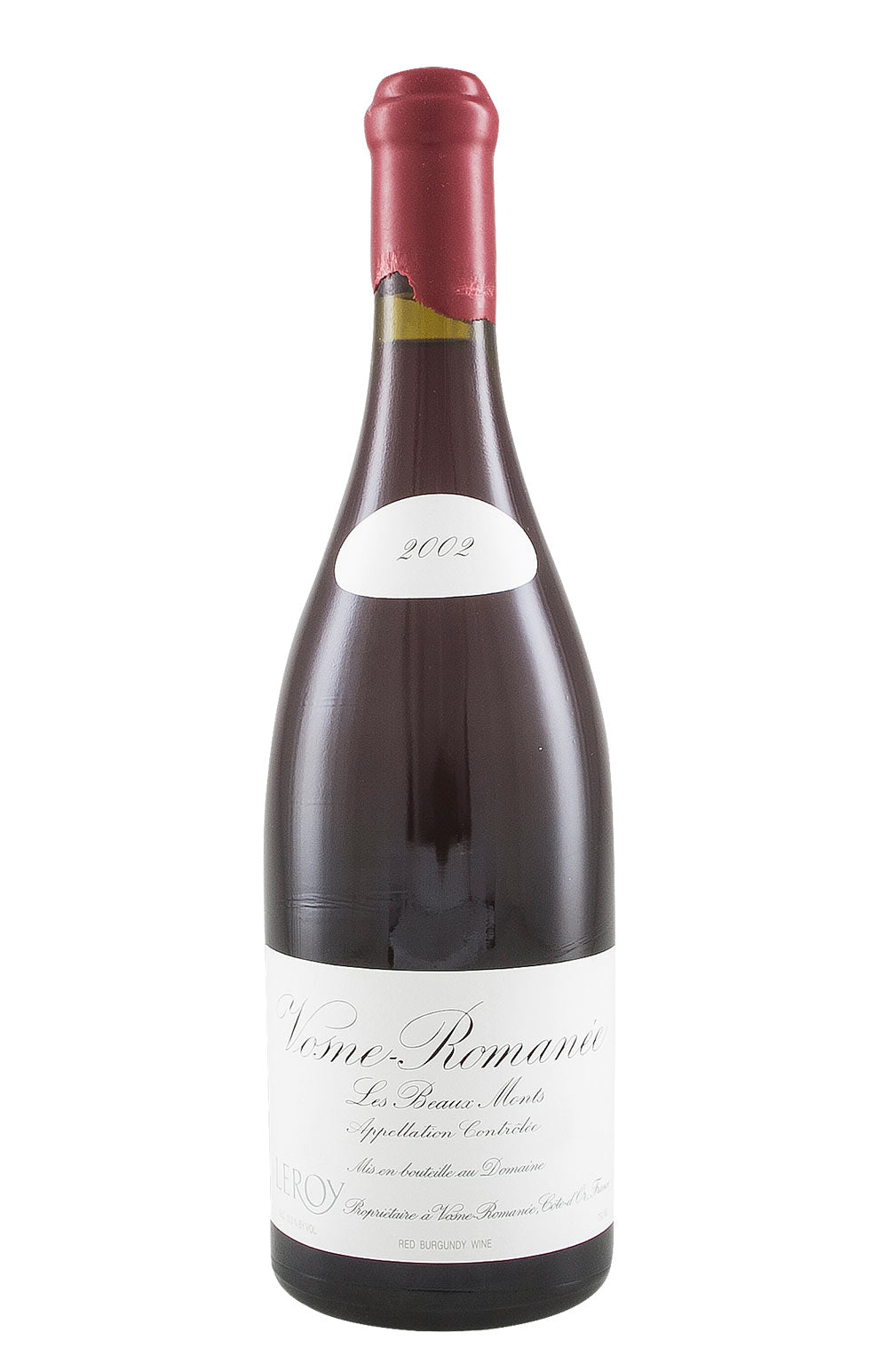 Vosne Romanee Les Beaux Monts Domaine Leroy 2002