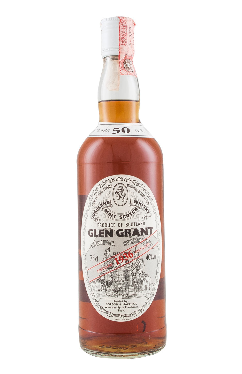 Glen Grant 50 Year Old G&M 1936