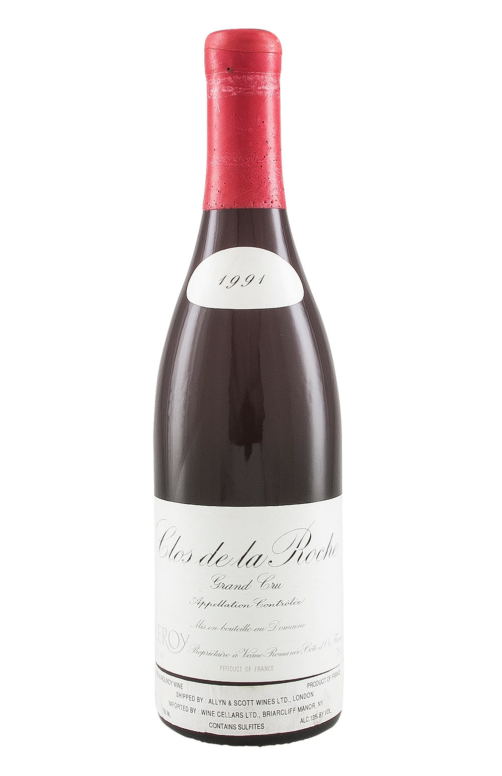 Clos de la Roche Domaine Leroy 1991