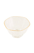 Gold Lined Crystal Sake Cup