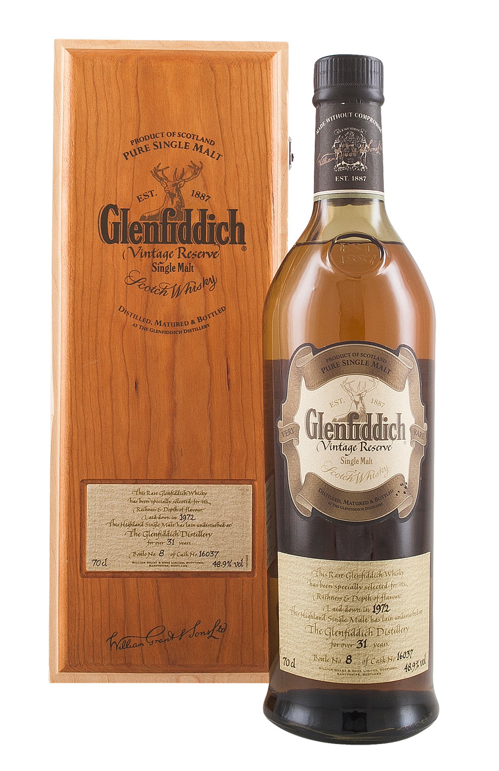 Glenfiddich 31 Year Old Reserve Single Cask #16037 1972