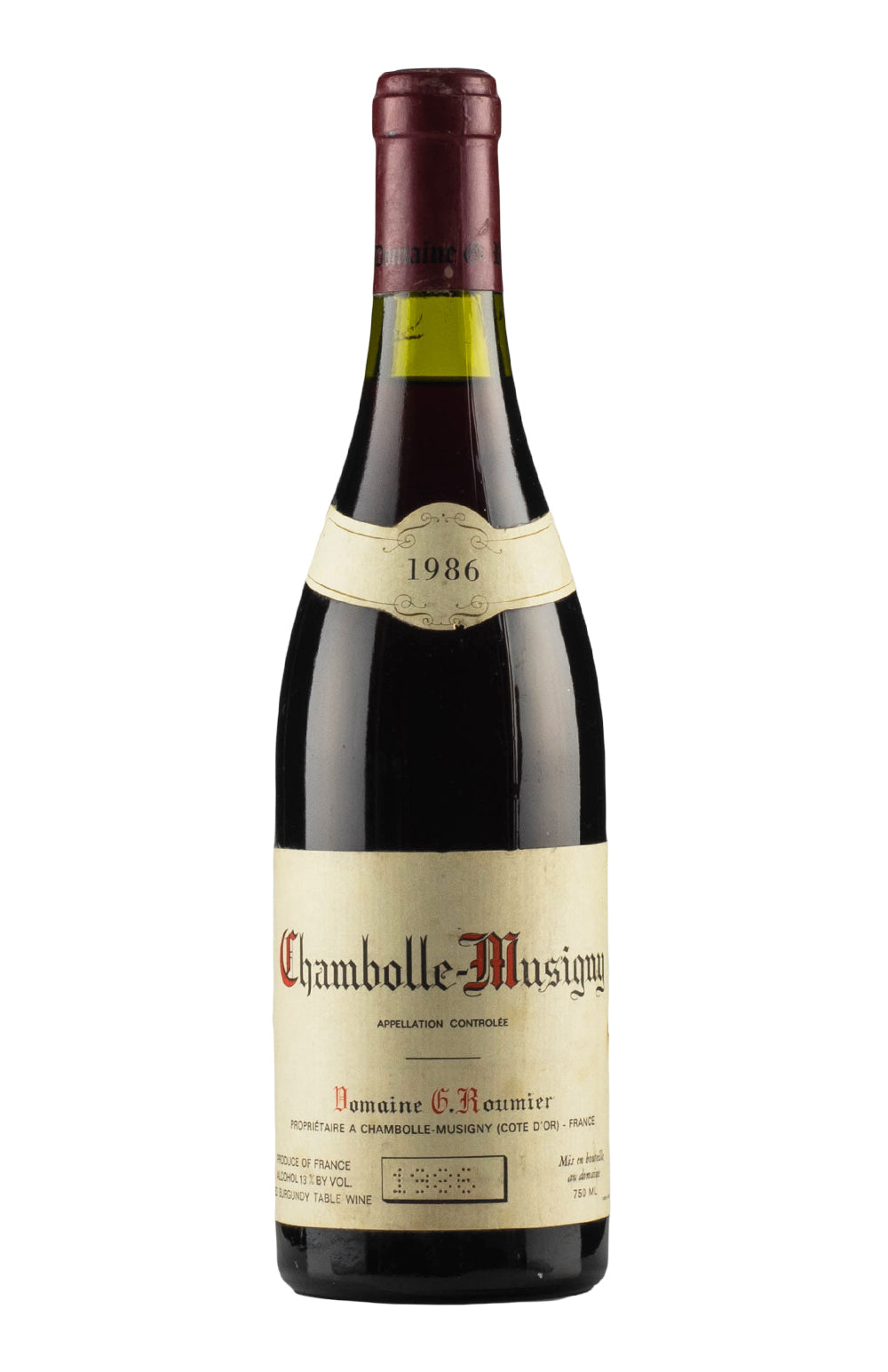 Chambolle Musigny Georges Roumier 1986