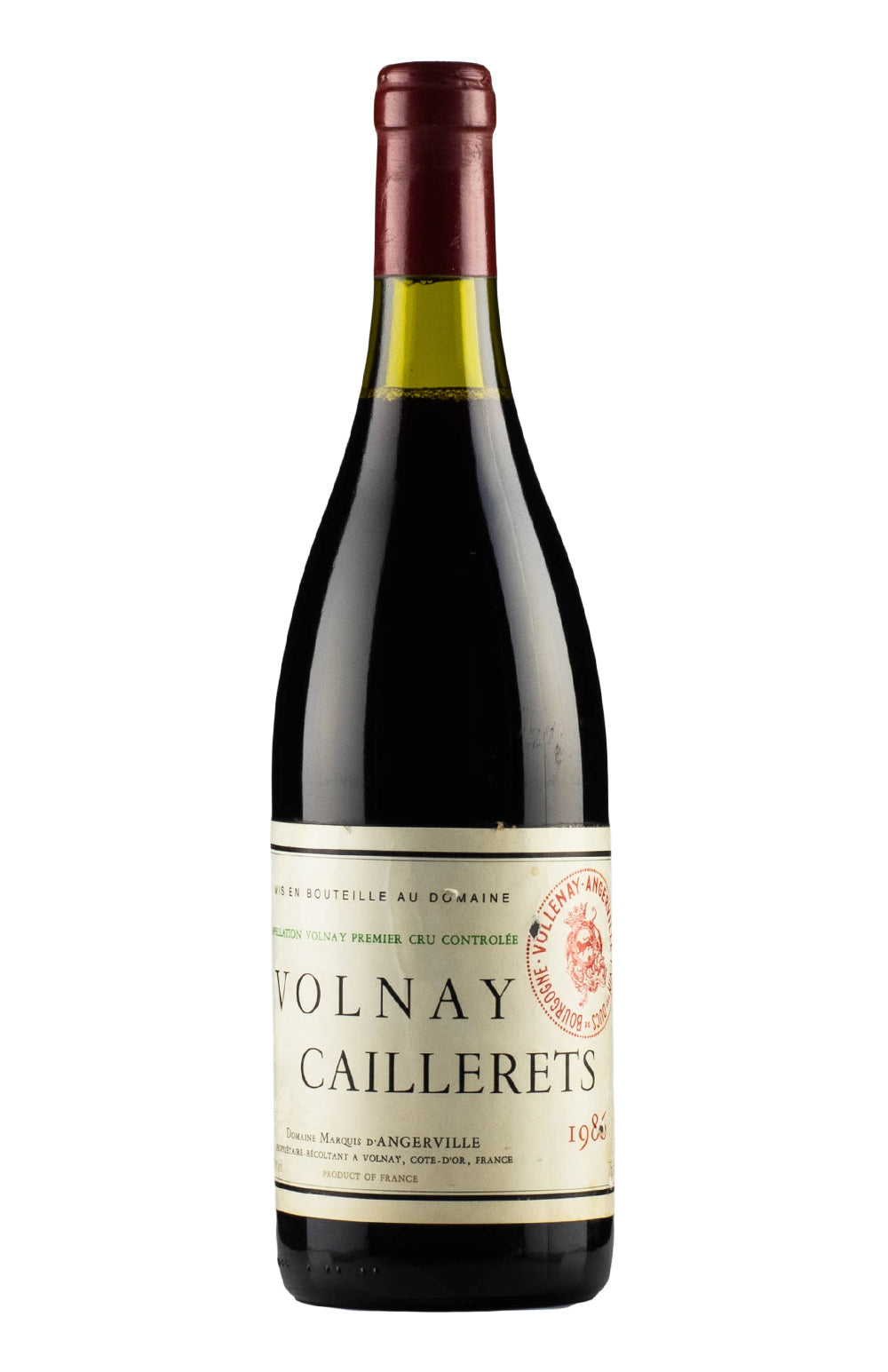 Volnay Les Caillerets Marquis d`Angerville 1986