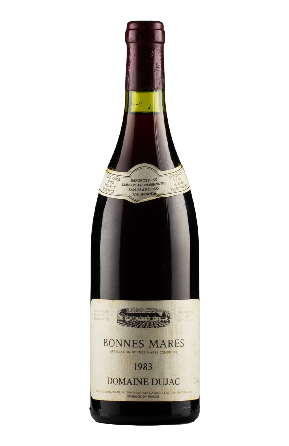 Bonnes Mares Domaine Dujac 1983