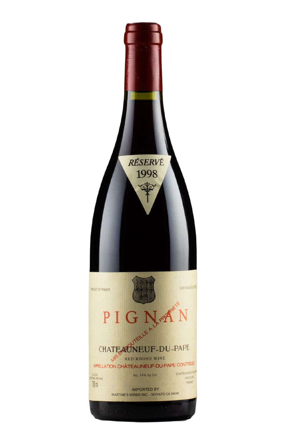Chateauneuf du Pape Pignan 1998