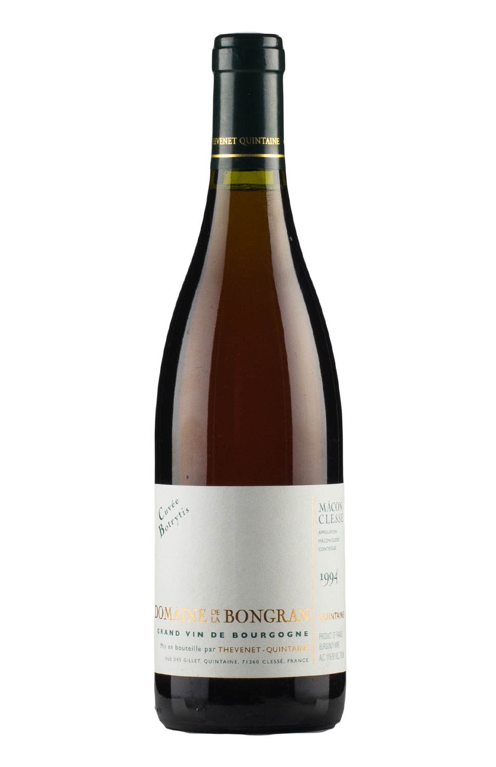 Macon Clesse Cuvee Botrytis E. J. Thevenet Bongran 1994