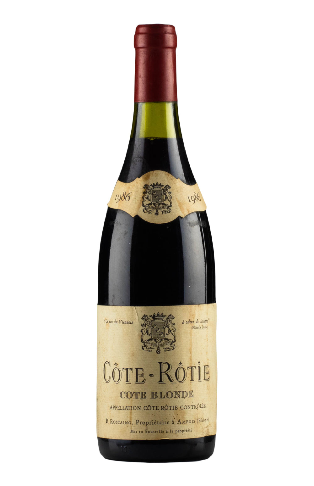 Cote Rotie Cote Blonde Rostaing 1986