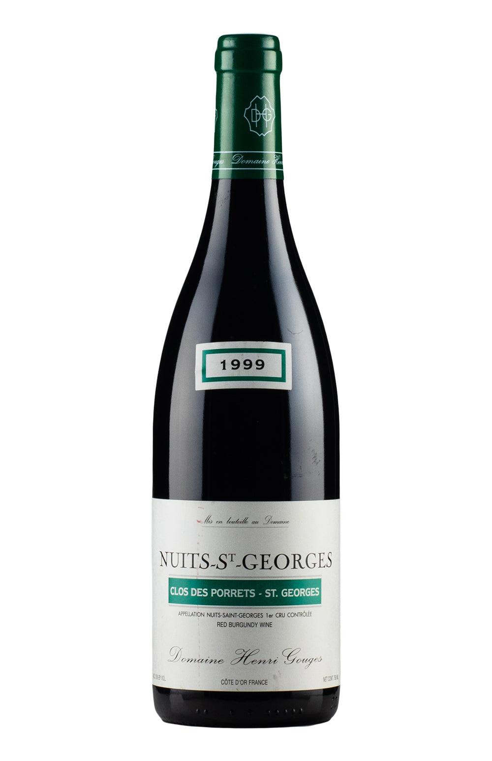 Nuits St Georges Clos des Porrets St Georges Henri Gouges 1999