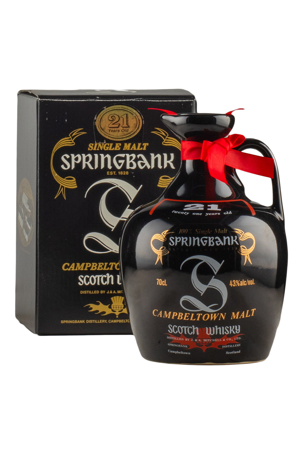 Springbank 21 Year Old Ceramic c. 1980s