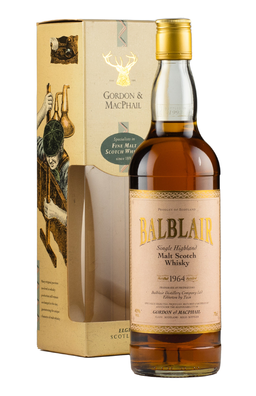 Balblair Gordon & MacPhail Bottled 1993 1964