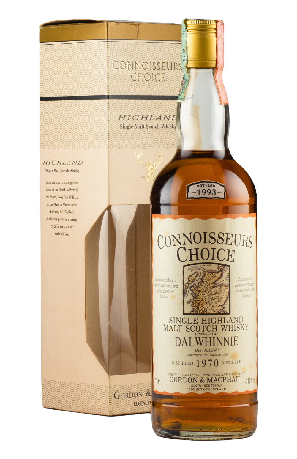 Dalwhinnie Connoisseurs Choice Gordon & MacPhail Bottled 1993 1970