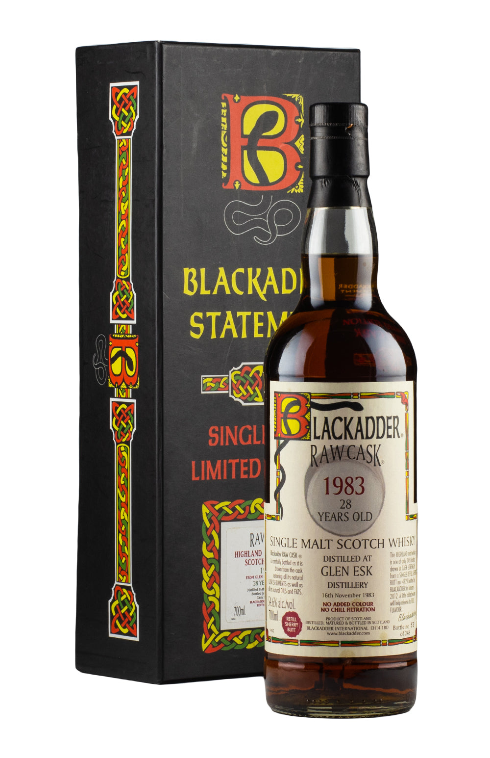 Glenesk 28 Year Old Blackadder Raw Cask 1983