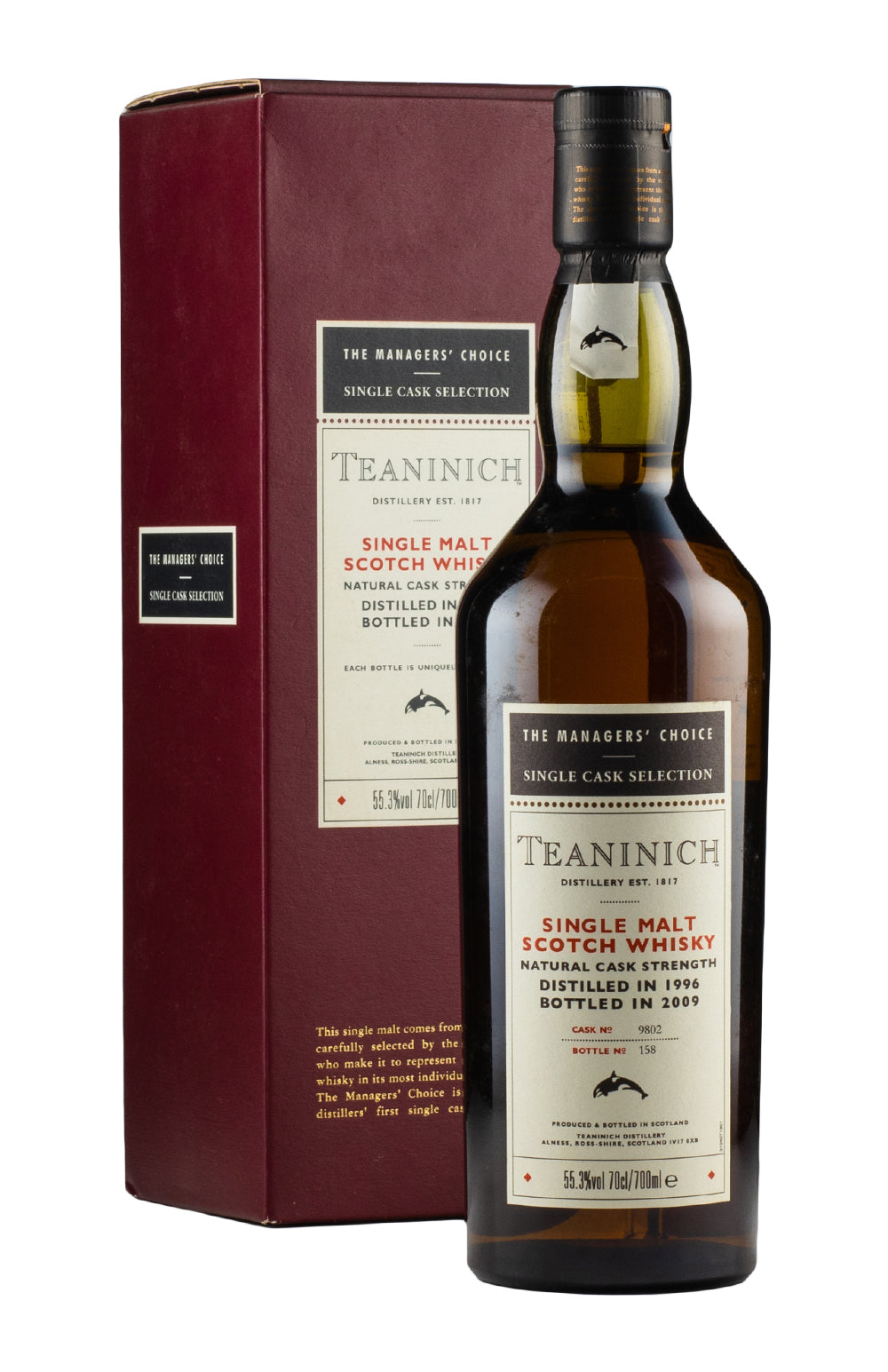 Teaninich 12 Year Old Manager`s Choice 1996