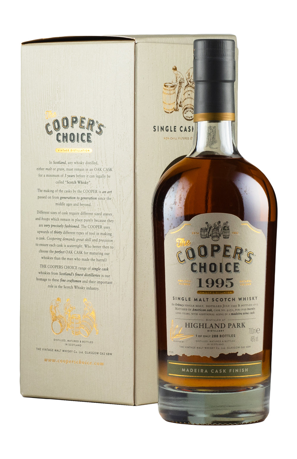 Highland Park Cooper`s Choice Bottled 2015 1995