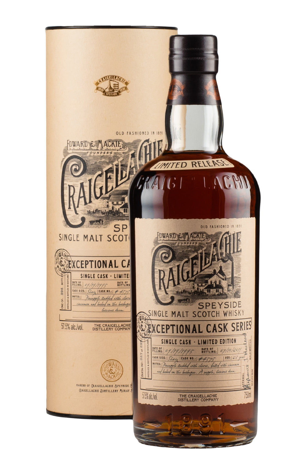 Craigellachie 23 Year Old Exceptional Cask Series 1995